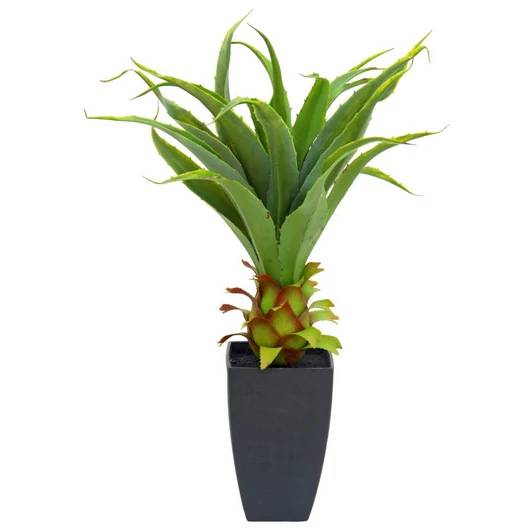 EUROPALMS Agave plant with pot, artificial plant, 75cm