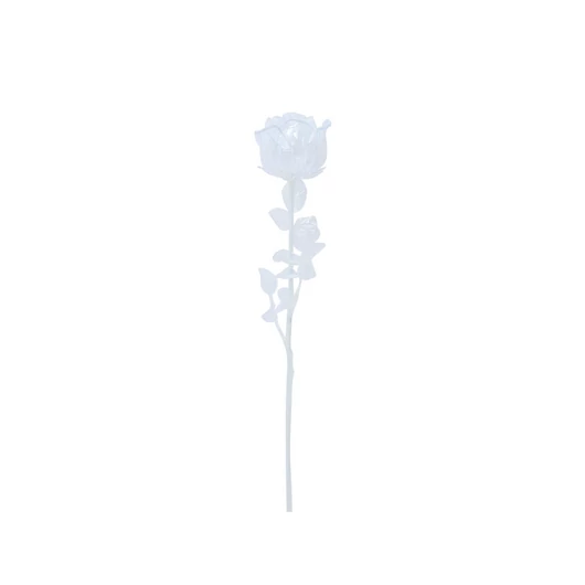 EUROPALMS Crystal rose, clear, artificial flower, 81cm 12x