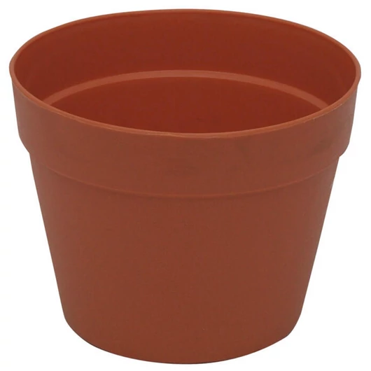 EUROPALMS Flowerpot plastic, red, 17cm