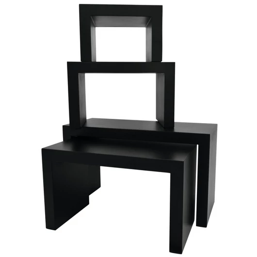 EUROPALMS LEICHTSIN DECO TABLES, black