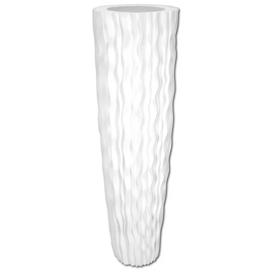 EUROPALMS Design pot LAMELLA-140, white