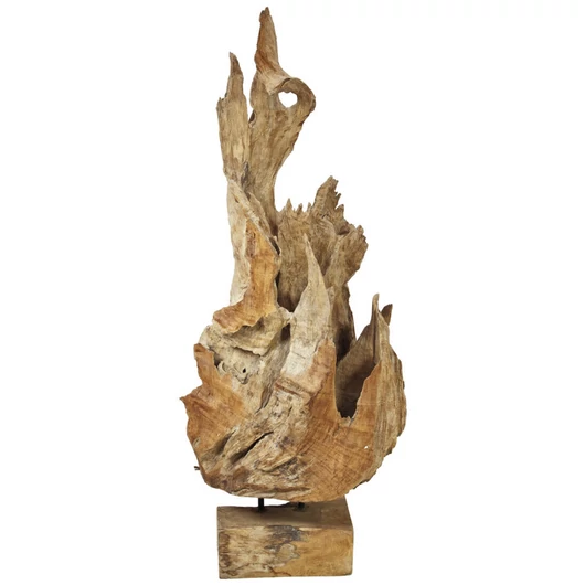 EUROPALMS Natural wood sculpture 160cm
