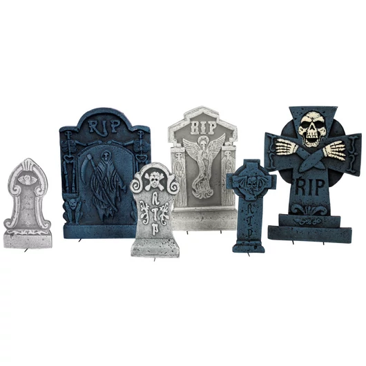 EUROPALMS Halloween Tombstone Set "Cemetary"