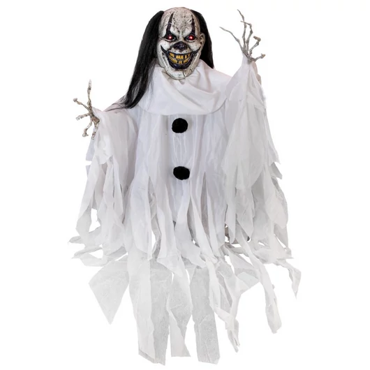 EUROPALMS Halloween Figure Clown Gildo, animated, 80cm