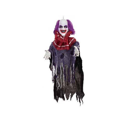 EUROPALMS Halloween Figure Clown Robby, animated, 120cm