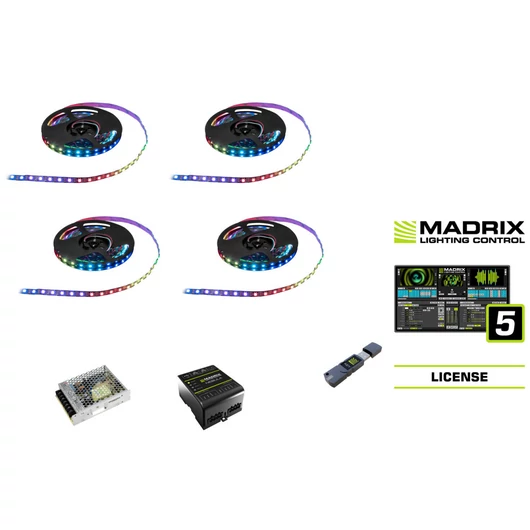 EUROLITE Set Pixel Strip RGB incl. Madrix Start