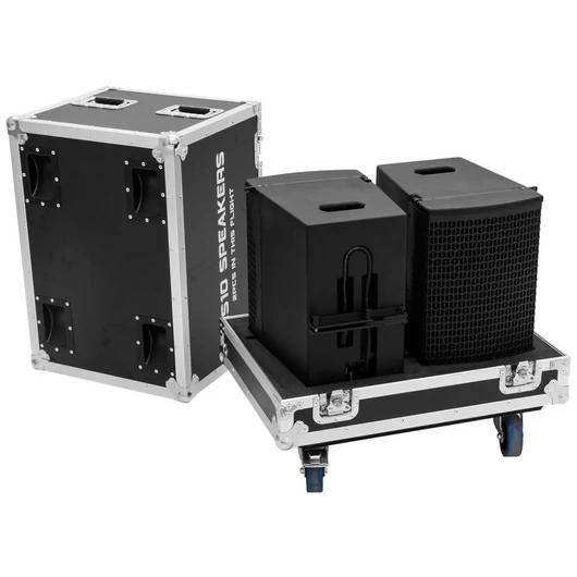 CELTO ACS10-RCK (M+P) 2-way Coaxial Active Line Array Module Set In Case