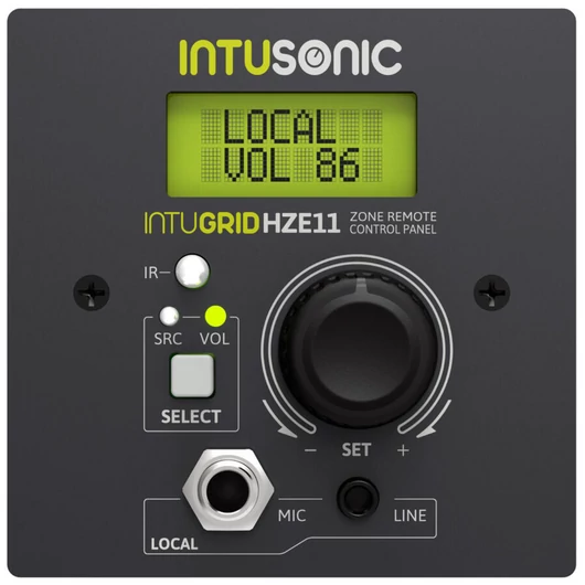 INTUSONIC HZE11 Zone Remote Control Panel