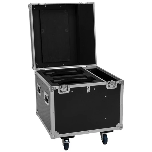 ROADINGER Flightcase PRO 2x IP TMH-W285 with wheels