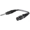 SOMMER CABLE Adaptercable XLR(F)/Jack stereo 0.15m