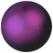 EUROPALMS Deco Ball 3,5cm, violet, metallic 48x