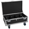 ROADINGER Flightcase 6x AKKU UP-4 QCL Spot QuickDMX MK2 with charging function and wheels