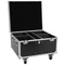 ROADINGER Flightcase 4x THA-100F MK3 with wheels