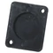 ACCESSORY Universal XLR Blanking Plate, black plast