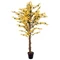 EUROPALMS Forsythia tree with 3 trunks, artificial plant, yellow, 150cm