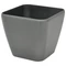 EUROPALMS Deco pot LUNA-33, rectangular, silver