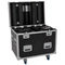 ROADINGER Flightcase HIGHLINE 4x LED IP TMH-S250/B250, with wheels
