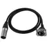 Kép 2/2 - PSSO Patch Kabel XLR(M)/XLR(F) S 1m bk