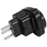 Kép 1/2 - OMNITRONIC Adapter EU/CH Plug 10A bk