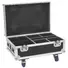 Kép 1/5 - ROADINGER Flightcase 4x AKKU IP UP-4 Plus HCL Spot WDMX with Charging Function