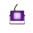 Kép 3/5 - EUROLITE LED IP FL-10 SMD purple