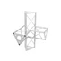 Kép 1/2 - DECOTRUSS SAC-44 corner 4-way r+h silver