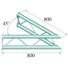 Kép 2/2 - ALUTRUSS BISYSTEM PV-19 2-way 45° vertical