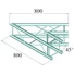 Kép 2/2 - ALUTRUSS DECOLOCK DQ4-SPAC19 2-Way Corner 45° bk