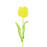 Kép 2/4 - EUROPALMS Crystal tulip, yellow, artificial flower, 61cm 12x