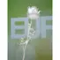 Kép 4/5 - EUROPALMS Crystal rose, clear, artificial flower, 81cm 12x