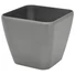 Kép 1/5 - EUROPALMS Deco pot LUNA-33, rectangular, silver