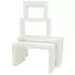 Kép 1/3 - EUROPALMS LEICHTSIN DECO TABLES, white