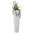 Kép 4/5 - EUROPALMS Design pot LAMELLA-140, white