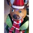 Kép 5/5 - EUROPALMS Reindeer with Coat, Metal, 155cm, green