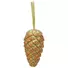 Kép 1/4 - EUROPALMS Pinecone hanger, glitter, gold, 18cm