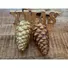 Kép 4/4 - EUROPALMS Pinecone hanger, glitter, gold, 18cm