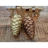 Kép 4/4 - EUROPALMS Pinecone hanger, glitter, gold, 18cm