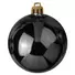 Kép 1/2 - EUROPALMS Deco Ball 10cm, black 4x