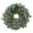 Kép 1/2 - EUROPALMS Fir wreath, snowy, PE, 45cm