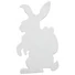 Kép 1/4 - EUROPALMS Silhouette Easter Rabbit, white, 60cm