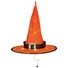 Kép 2/5 - EUROPALMS Halloween Witch Hat 3pc set, illuminated, 36cm