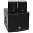 Kép 1/2 - OMNITRONIC Set MOLLY-12A Subwoofer active + 2x MOLLY-6 Top 8 Ohm, black