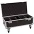 Kép 1/4 - ROADINGER Flightcase 4x Audience Blinder 2x100W LED COB CW/WW with wheels