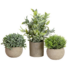 Kép 1/5 - EUROPALMS Table plants in pots, artificial plant, Set of 3