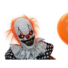 Kép 5/5 - EUROPALMS Halloween Figure Clown with Balloon, animated, 166cm