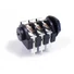 Kép 2/2 -  Head phone mounting socket 6.3 mm 6-pin plastic PEQ-2150