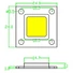 Kép 2/2 -  LED COB 5W 3000K IP FL-5 COB (C-D01-5W-3000K-R70)