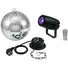 Kép 1/5 - EUROLITE Mirror Ball 20cm with motor + LED PST-5 QCL Spot bk