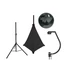 Kép 1/2 - EUROLITE Set Mirror ball 30cm black with stand and tripod cover black