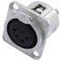 Kép 1/4 - NEUTRIK XLR mounting socket 4pin NC4FDL-1